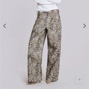 Leopard fade colossus jeans from Jadedldn